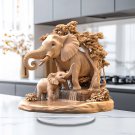 Elephant Family Acrylic Decorative Sign & Plaque