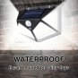 100LED Solar-Powered Wall Light with Motion Sensor