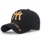 Outdoor Sport MY Embroidered Snapback Baseball Cap Fashion Hip Hop Sun Hats Black Gold