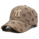 MY Embroidered Sport Snapback Baseball Cap Outdoor Hip Hop Sun Hats Coffee Gold Brown