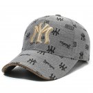 MY Embroidered Sport Snapback Baseball Cap Outdoor Hip Hop Sun Hats Grey Gold Navy