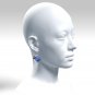 Pride resin earrings with cat 006