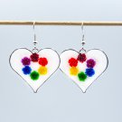 Pride resin earrings 036