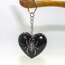 Gothic resin charm with spider