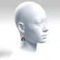 Pride resin earrings with cat 010