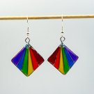Pride resin earrings 011