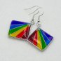 Pride resin earrings 011