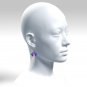 Trans pride resin earrings 023