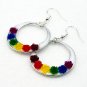 Pride resin earrings 037