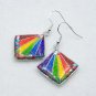 Pride resin earrings 024