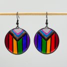 Pride resin earrings 055