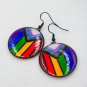 Pride resin earrings 055