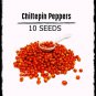 CHILE PEQUIN,BIRD EYE HOT PEPPER SEEDS. (10 SEEDS)