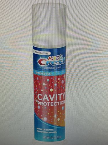 Crest Kid's Cavity Protection Toothpaste Pump, Sparkle Fun Flavor, 4.2 ounces