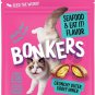 Bonkers Cat Pillows Seafood & Eat It! Flavored Crunchy Cat Treats 3-oz bag, 1