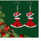 Country Christmas Earrings