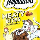 (1 -Pouch) TEMPTATIONS MEATY BITES Cat Treats Adult Chicken