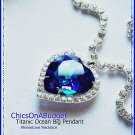 Titanic Heart Of The Ocean Sapphire Blue CZ Crystal Necklace Pendant Titanic Heart Of The Ocean Sapphire Blue CZ Crystal Necklace Pendant