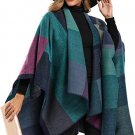 Women's Blanket Shawls Wraps Winter Open Front Poncho Cape Warm Shawl Cardigan