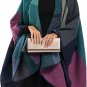 Women's Blanket Shawls Wraps Winter Open Front Poncho Cape Warm Shawl Cardigan