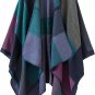 Women's Blanket Shawls Wraps Winter Open Front Poncho Cape Warm Shawl Cardigan