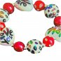 New I Love You Bead Bracelet Stretchy Beautiful White Beads With Small Red  Bead