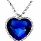 Big Titanic Heart of the Ocean Blue Sapphire Charm Necklace (Free Gift Included) Big Titanic Heart of the Ocean Blue Sapphire Charm Necklace (Free Gift Included)