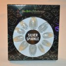 Color Play Press On Nails Silver Sparkle New Almond Point Nail Color Play Press On Nails Silver Sparkle New Almond Point Nail