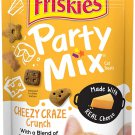 Friskies Party Mix Crunch Treats Cheezy Craze 2.1 oz EXP. 4-2025