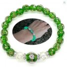 (GREEN) Luminous Firefly Healing Crystal GLASS Beaded Glow in the Dark Bracelet (GREEN) Luminous Firefly Healing Crystal GLASS Beaded Glow in the Dark Bracelet