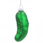 3.5" Christmas Green Pickle Glass Ornament Christmas Tree Decoration