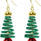 Christmas Dangle Hook Earrings Small Cute Christmas Tree Jewelry for Women Girls