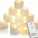 12pack Timer Remote Control Flameless Led Votive Candles 1.5" X 1.6" Long Lastin 12pack Timer Remote Control Flameless Led Votive Candles 1.5" X 1.6" Long Lastin