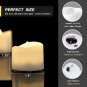 12pack Timer Remote Control Flameless Led Votive Candles 1.5" X 1.6" Long Lastin