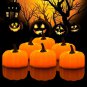 12 Pack Led Pumpkin Lights Halloween Pumpkins Battery Operated Pumpkin Tea Light