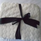 (WHITE) Soft Plain Fleece Throw Decorative Blanket Warm Solid (WHITE) Soft Plain Fleece Throw Decorative Blanket Warm Solid