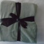 (GREY LIGHT) Soft Plain Fleece Throw Decorative Blanket Warm Solid