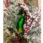 NEW! Pickle Glass Christmas Funny Christmas Fun Food Theme Holiday Ornament 3"