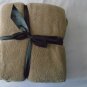 (BEIGE TONE) Soft Plain Fleece Throw Decorative Blanket Warm Solid