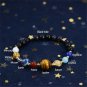 Solar System Universe Galaxy Eight Planets Stone Beads Bracelet