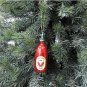Hot Chili Sauce Christmas Ornament Glass Bottle Holiday Decor