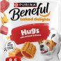 8.5 Beneful Baked Delights Hugs With Real Beef and Cheese Oven Baked Dog Treat