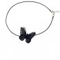 Butterfly Clavicle Choker Necklace Pendant Chain Women Black or White