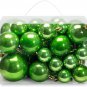 40ct Pearl (GREEN) Christmas Ball Plated Ornaments Tree Collection