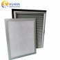 IP43-IP65 selection dust filter louver for air cooling vent of outdoor energy/ power equipment