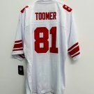Amani Toomer New York Giants Official Football Mitchell & Ness Super Bowl Jersey