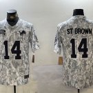 Amon-Ra St Brown Detroit Lions 2024 Salute to Service Jersey