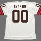 Classic Cleveland Browns white Football Mitchell & Ness custom made jersey