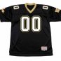customized 1970&acirc;��s 80&acirc;��s New Orleans Saints Football Mitchell & Ness Jersey blac