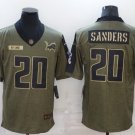 Barry Sanders Detroit Lions military salute to service Jersey